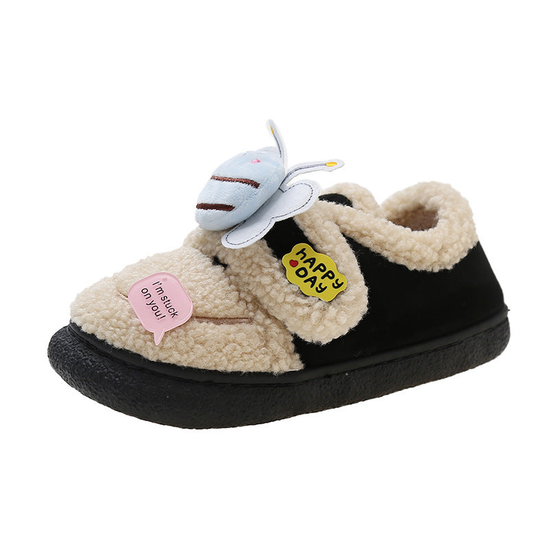 Little Bee Cotton Shoes For Women Autumn And Winter