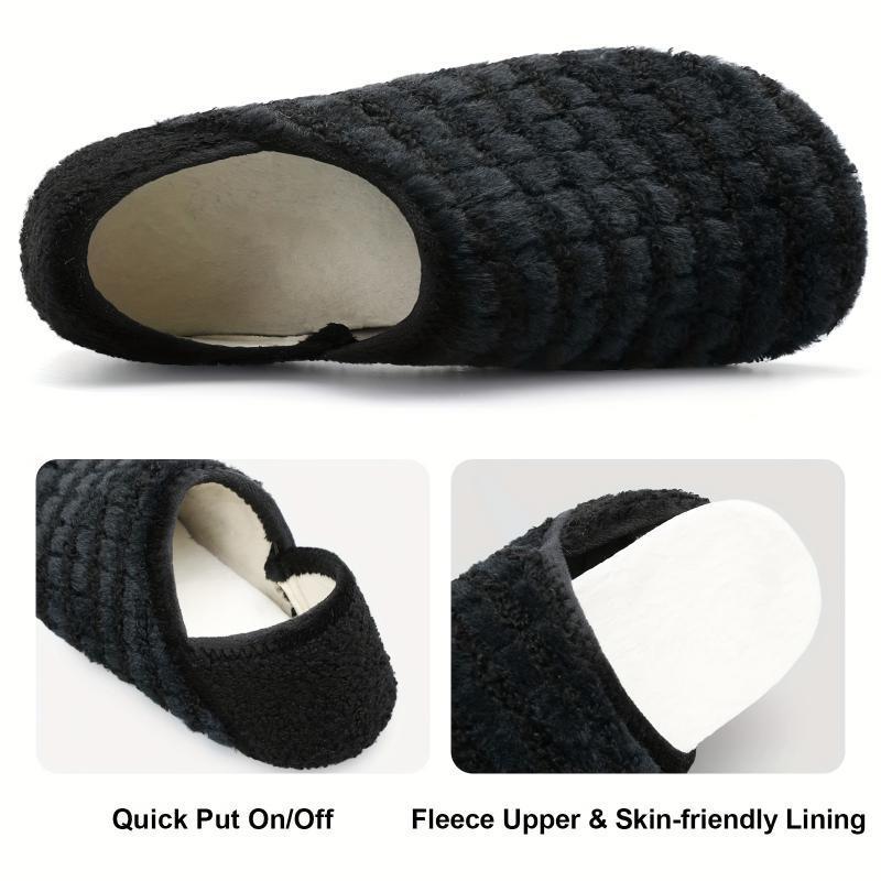 Women's Plush Flat Shoes Winter Warm Slip On Shoes