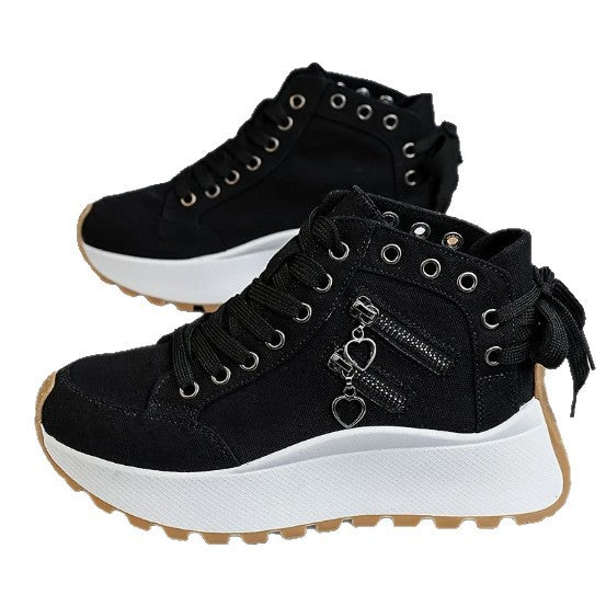 High-top Platform Female Fashion Casual Board Shoes