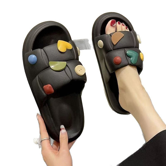 Home Advanced Sense Non-slip Deodorant Couple Home Summer Slippers