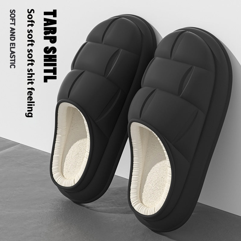 Warm Indoor Home Couple Platform Cotton Shoes