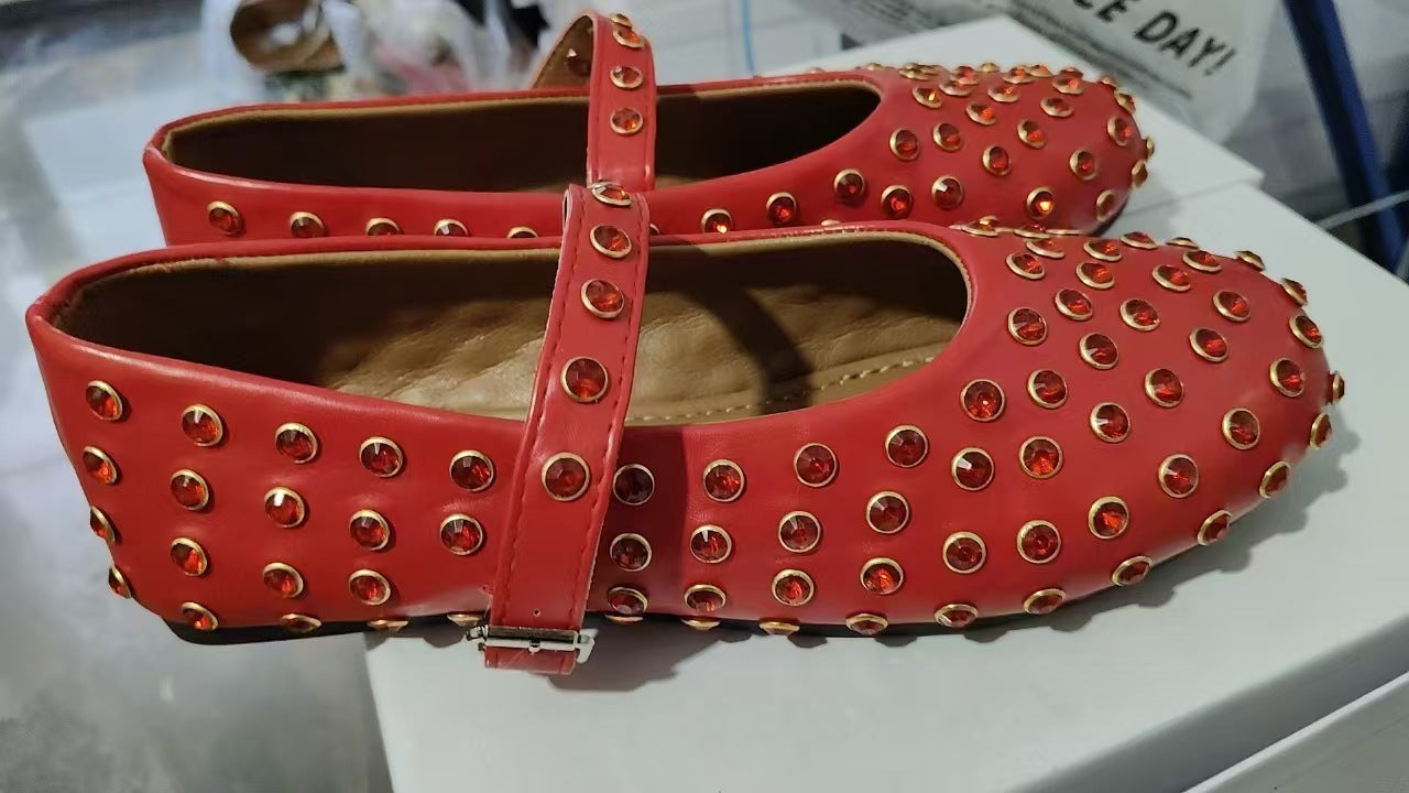 Round Toe Flat Bottom Comfortable Fashion Women's Shoes