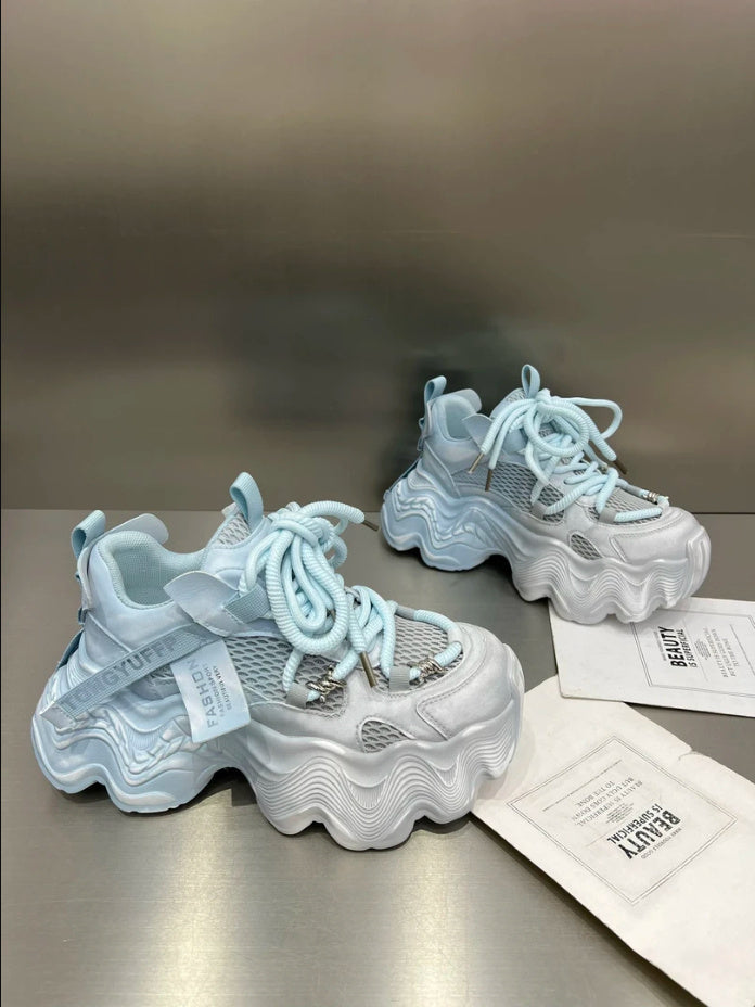 Women's Thick-soled Mesh Breathable Casual Sneaker